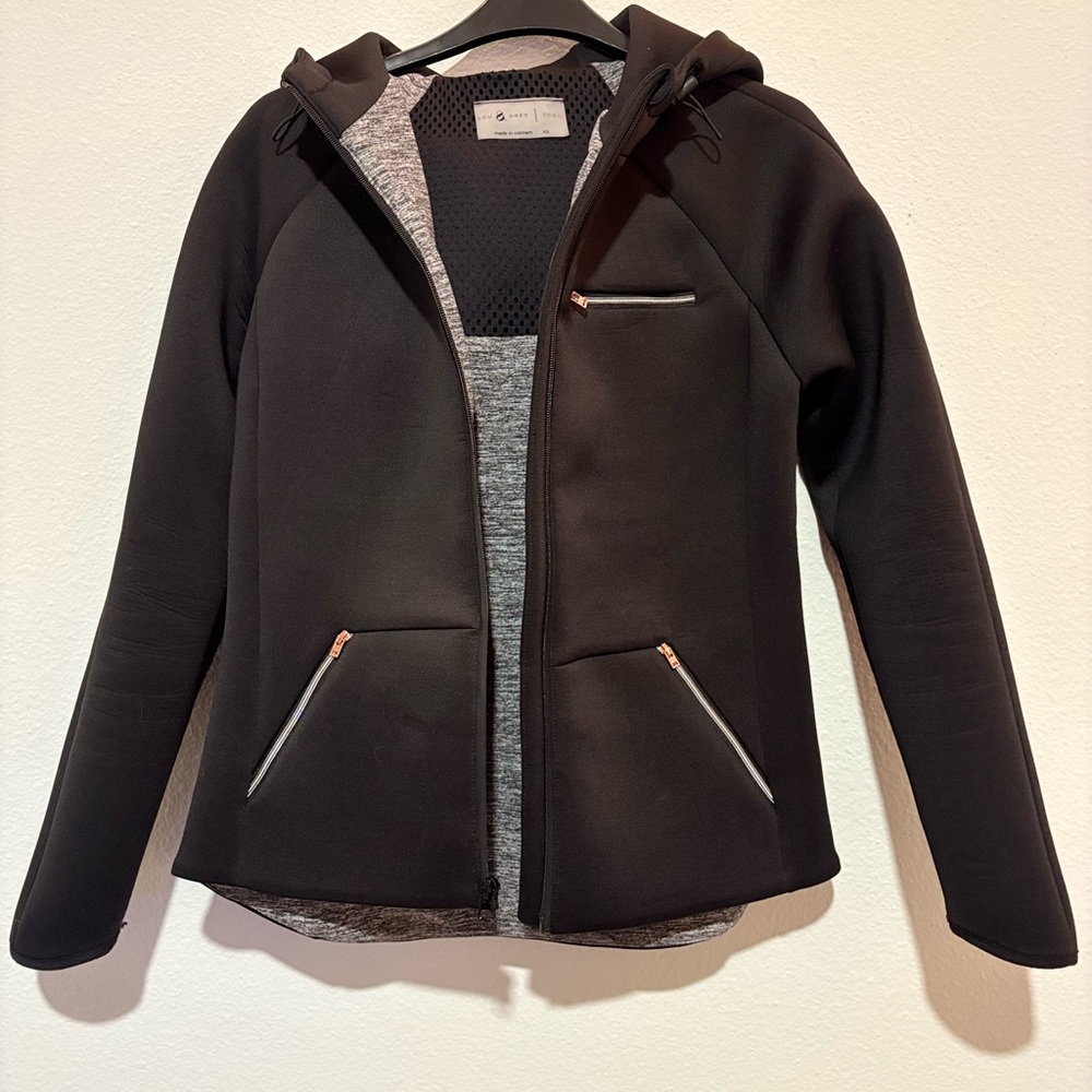 LOFT Lou & Grey Black Jacket with Hood XS